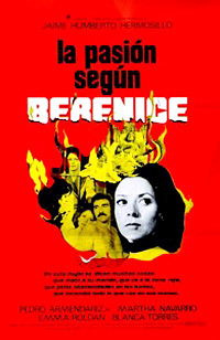 Cartel de la pelicula La pasion segun Berenice 