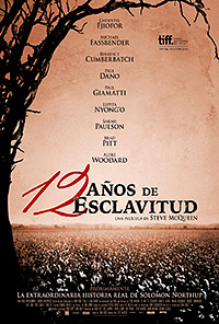 Cartel de la pelicula 12 años de esclavitud 