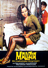 Cartel de la pelicula Italiana Malizia