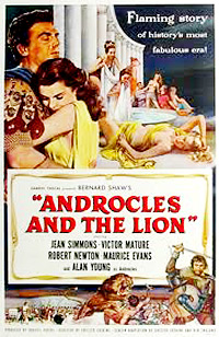 Cartel de la película Androcles y el león