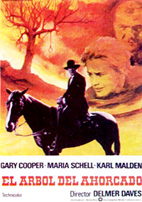 Cartel de la pelicula El arbol del ahorcado  