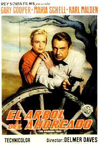 Cartel de la pelicula El arbol del ahorcado 
