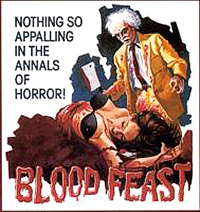 Cartel de la pelicula Blood Feast 