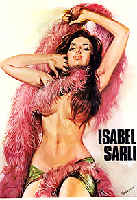 Cartel de la película La tentación desnuda  Isabel Sarli