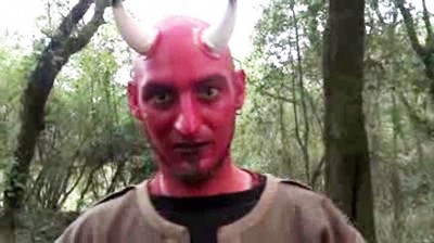 El Diablo de Seña Cantabria maestro de ceremonias de grandes akelarres.