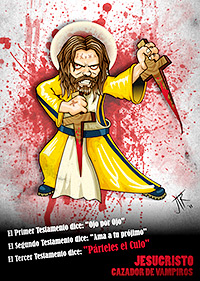 Cartel de la película Jesucristo Cazavampiros 
