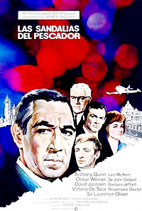 Cartel de la película Las sandalias del pescador 