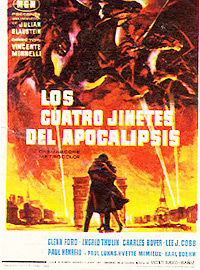 Cartel de la película Los cuatro jinetes del Apocalipsis 