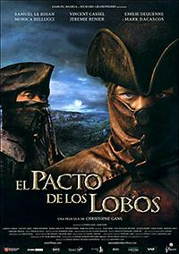 Cartel de la película El pacto de los lobos 
