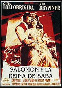 Cartel de la película Salomon y la reina de Saba 