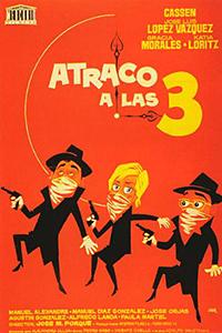 Cartel de la película Atraco a las tres 
